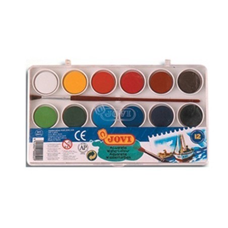 Aguarelas Jovi - 12 cores
