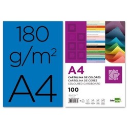 Cartolinas A4 azuis