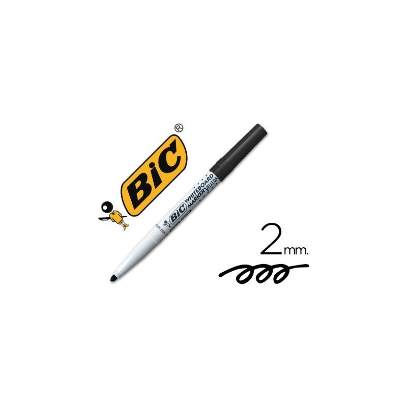 Marcadores BIC Velleda pretos