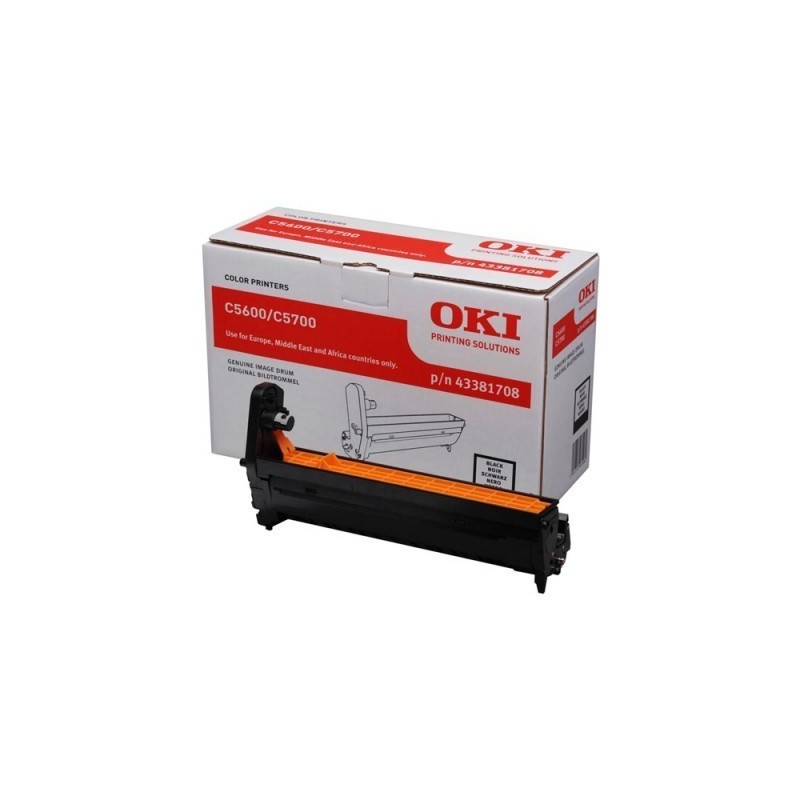 Tambor OKI 43381708 Preto C5600 C5700 | Risco de Lápis