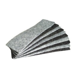 Recargas para Apagadores de Quadro Branco Bi-Office 140x40mm – Feltros / Pack de 10 Unidades