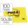 Bloco de Notas Adesivas Post-it 653 Amarelo (50x38mm)