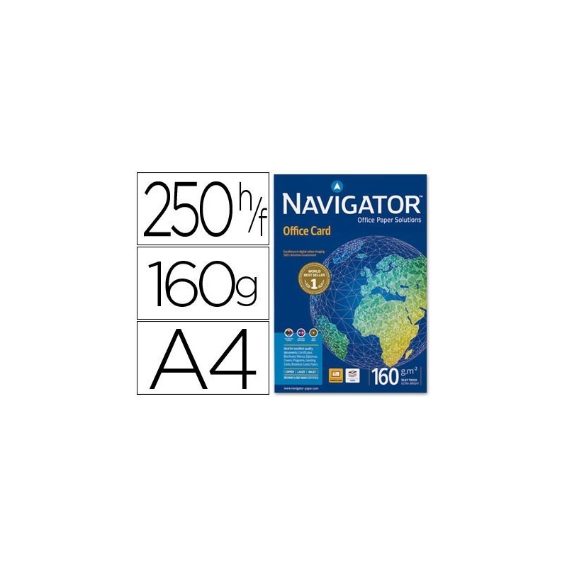 Papel de fotocópia Navigator A4 160 gr.