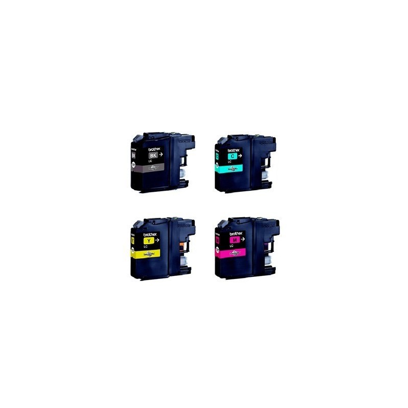 Pack de 4 tinteiros Brother LC121VAL