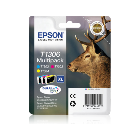 Multipack de 3 cores Epson T1306