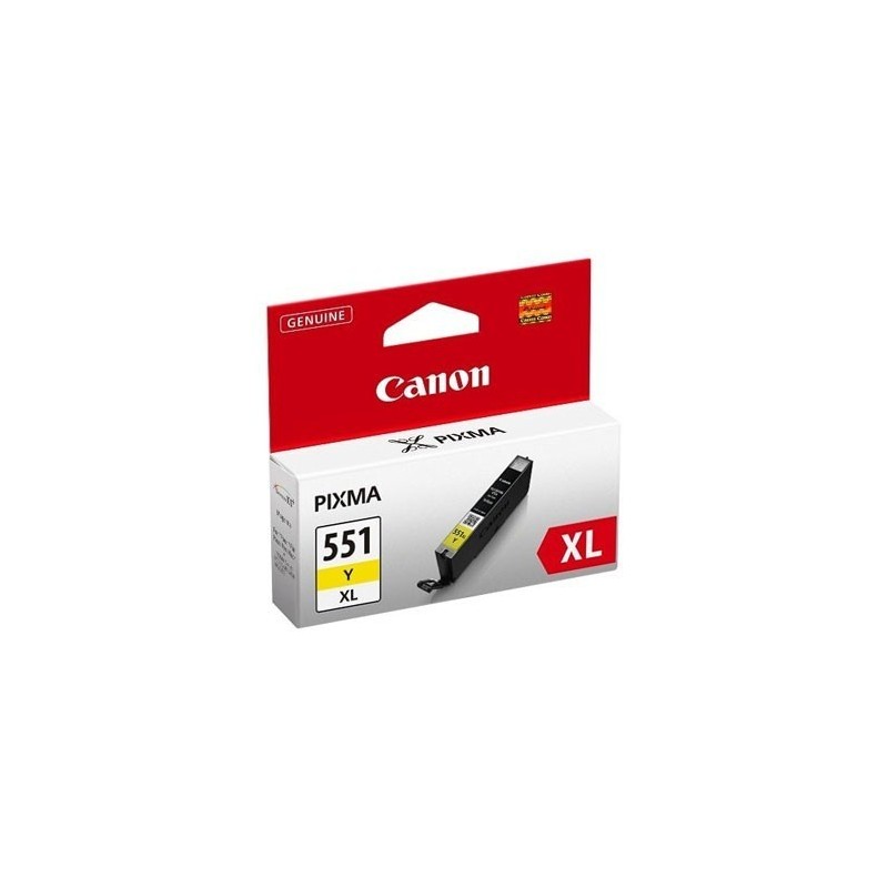 Tinteiro Canon CLI-551YXL amarelo