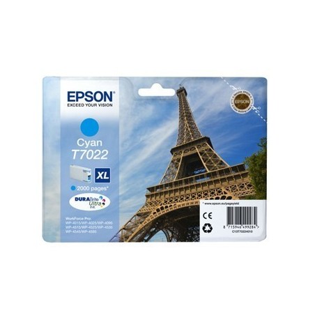 Tinteiro Epson T7022 azul de alta capacidade