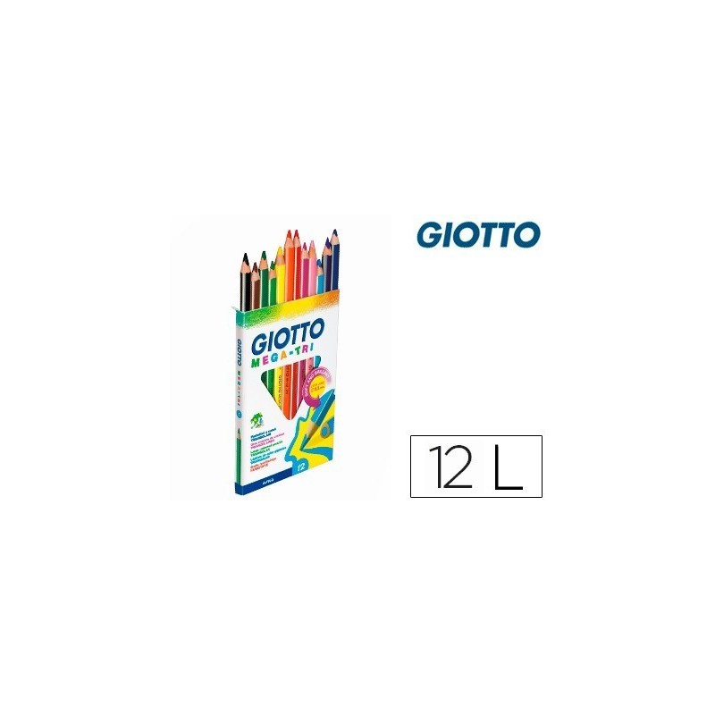 Lápis de cores Giotto Mega-Tri