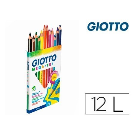 Lápis de cores Giotto Mega-Tri