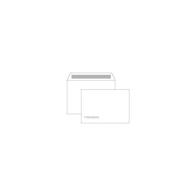 Envelopes brancos C6 114x162 mm autodesk