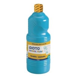 Guaches líquidos Giotto com 500 ml azuis