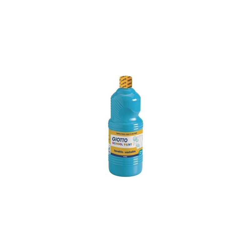 Guaches líquidos Giotto com 500 ml azuis