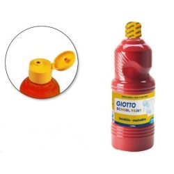 Guaches líquidos Giotto com 1000 ml vermelhos