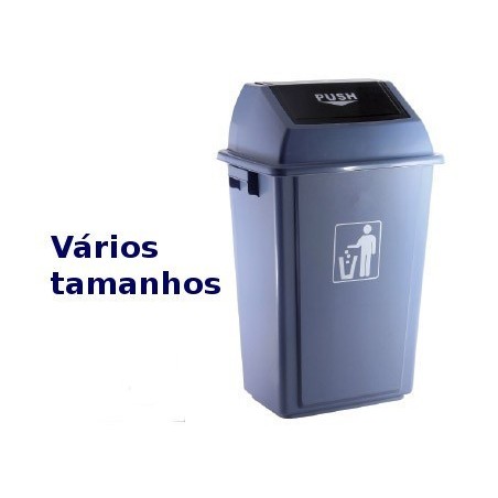 Contentores de lixo com tampa de balanço