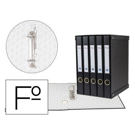 Módulos de cinco pastas de arquivo Pardo