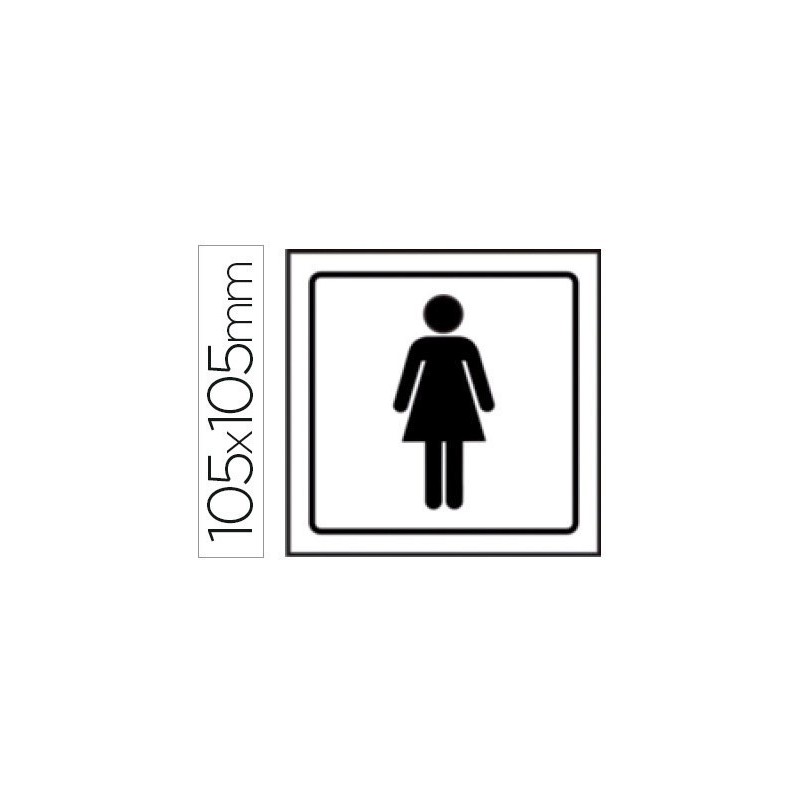 Pictogramas de sinalização de lavabos femininos