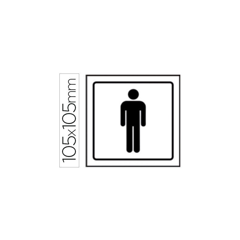 Pictogramas de sinalização de lavabos masculinos