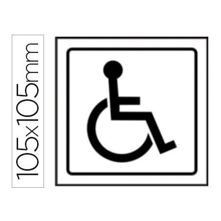 Sinalização de lavabos para deficientes