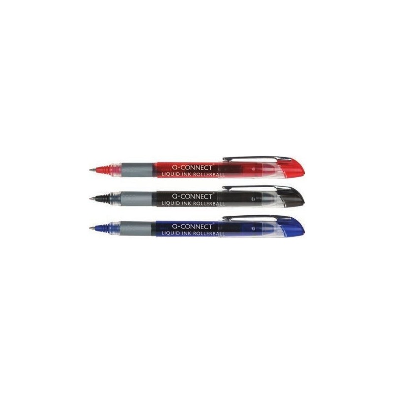 Canetas rollerball de tinta líquida Q-Connect