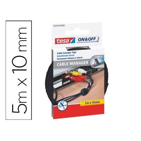 Fitas velcro agrupadoras de cabos TESA