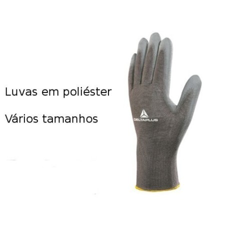 Luvas de protecção em poliéster