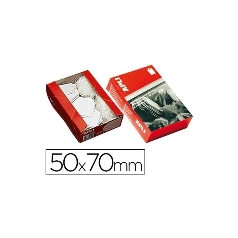 Etiquetas com fio 50x70mm