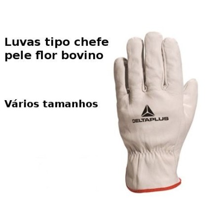 Luvas de protecção em camurça