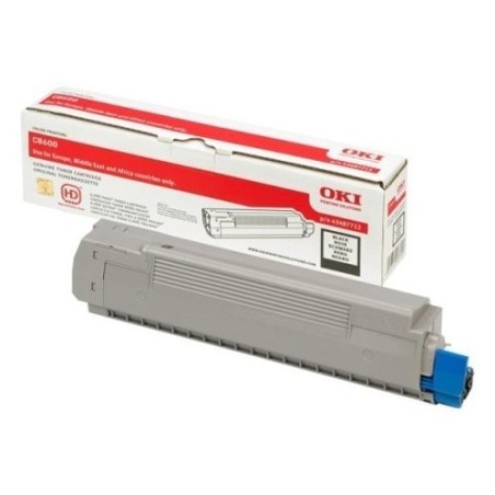Toner OKI 43487712 preto para C8600 e C8800