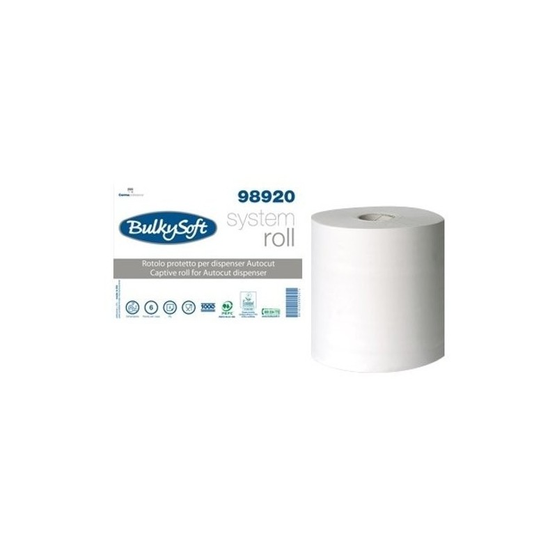 Rolos de papel seca mãos BulkySoft