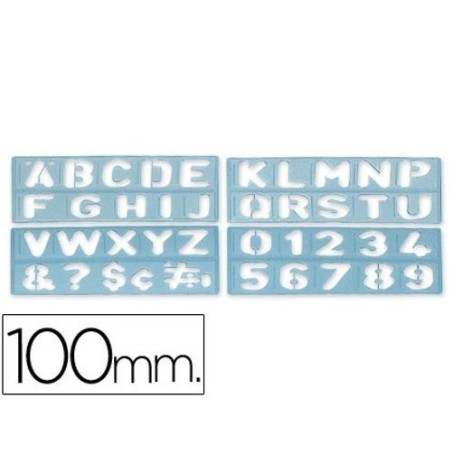 Escantilhões de letras grandes de 100mm