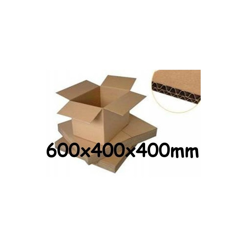 Caixas de cartão duplo 600x400x400mm