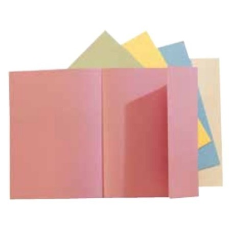 Classificadores de cartolina colorida A4 com aba