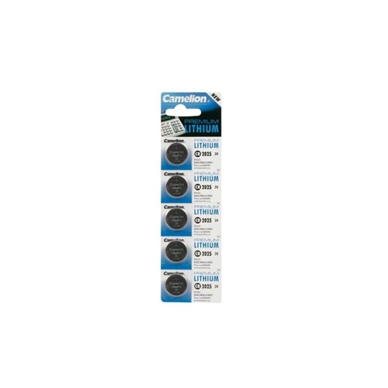 Pilhas CR2025 de litio (pack com 5)