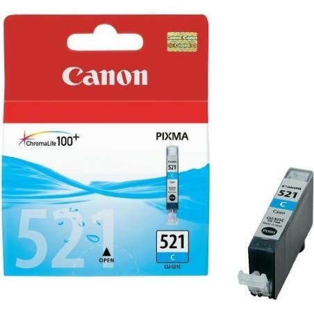 Tinteiro Canon CLI521C Azul