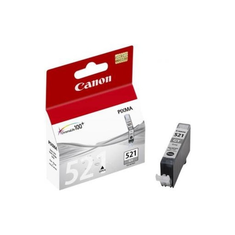 Tinteiro Canon CLI521G Cinza