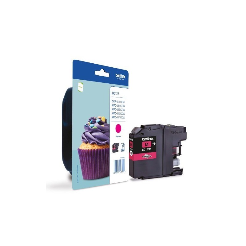 Brother  LC123M magenta