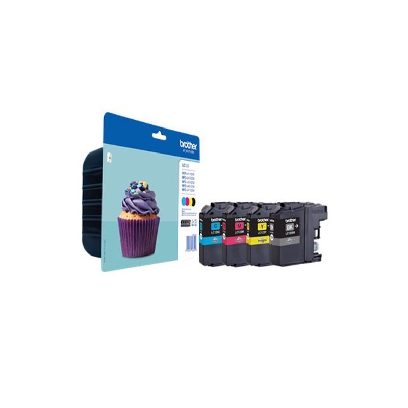 Brother LC123VAL pack de 4 cores