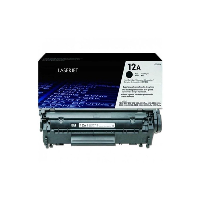 Toner HP 12A Preto (Q2612A)