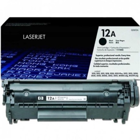 Toner HP 12A Preto (Q2612A)
