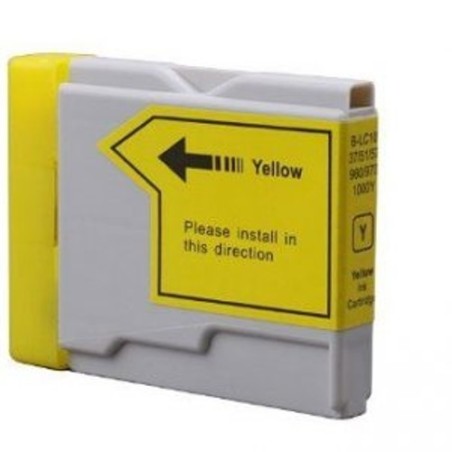 Tinteiro compativel com Brother LC-1000Y amarelo
