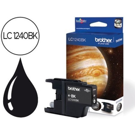 Tinteiro Brother LC1240BK Preto