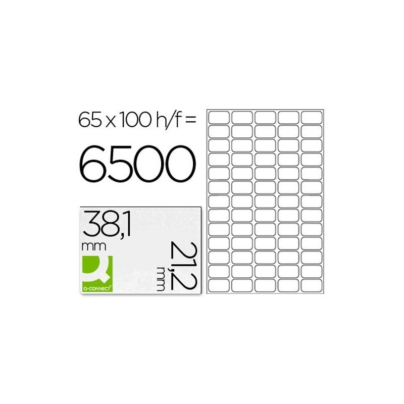 Etiquetas adesivas 38,1x21,2mm