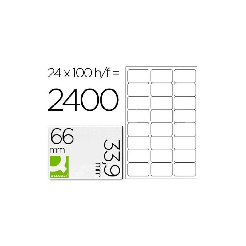 Etiquetas adesivas 66x33,9mm