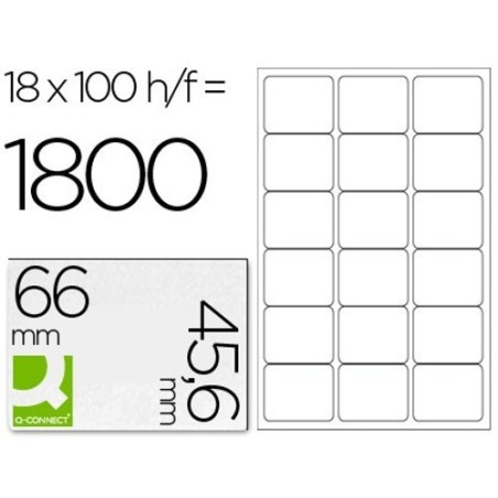 Etiquetas adesivas 66x45,6mm