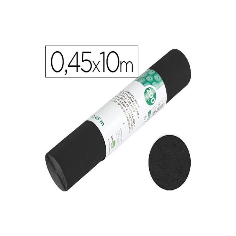 Papel veludo autocolante  preto em rolo