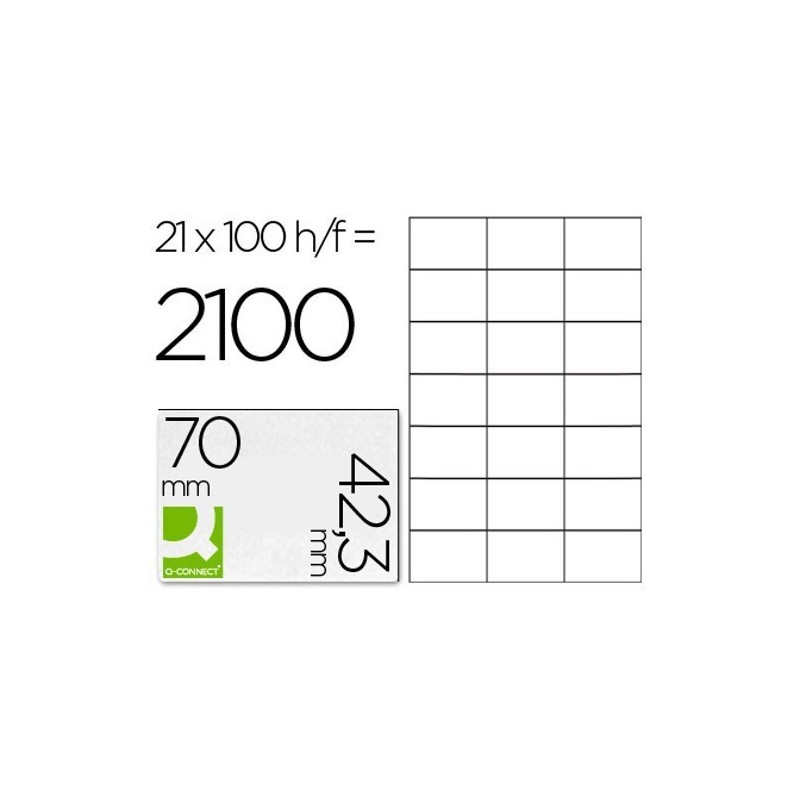 Etiquetas adesivas 70x42,3mm