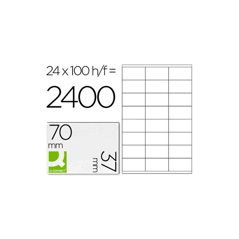 Etiquetas adesivas 70x37mm