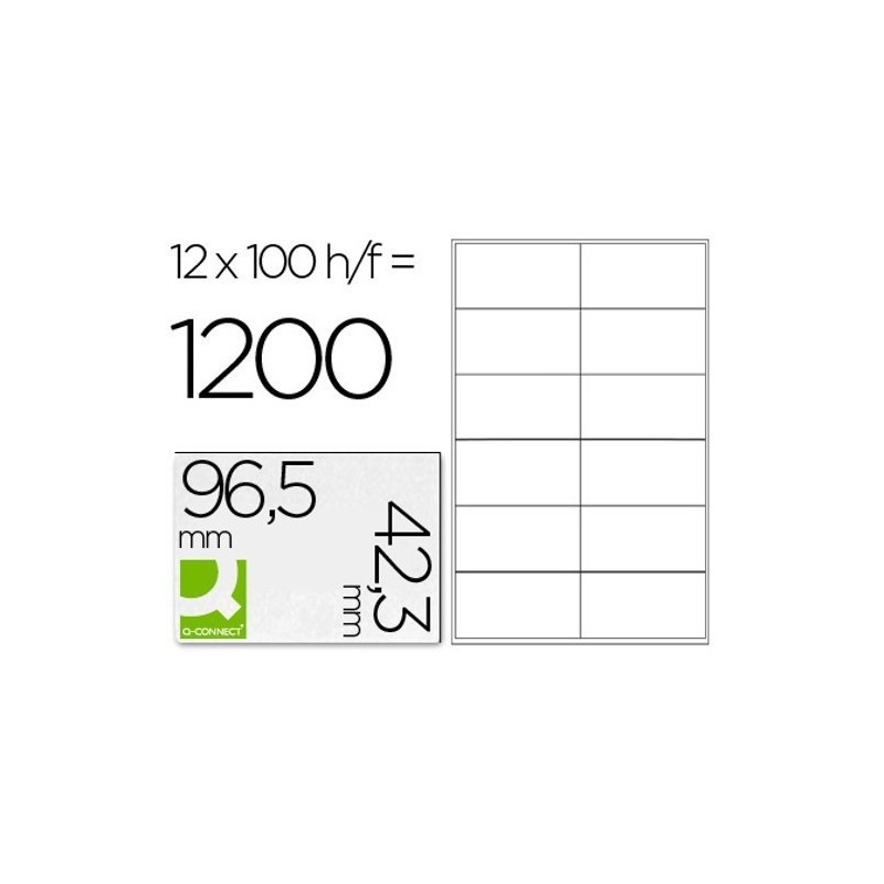 Etiquetas adesivas 96,5x42,3mm