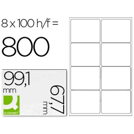 Etiquetas adesivas 99,1x67,7mm