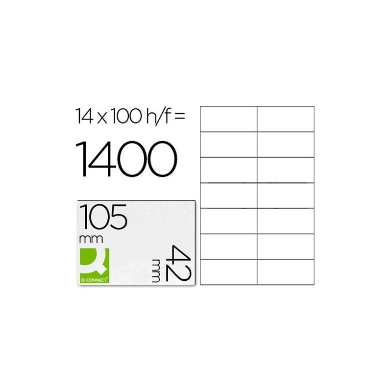 Etiquetas autocolantes105x42mm